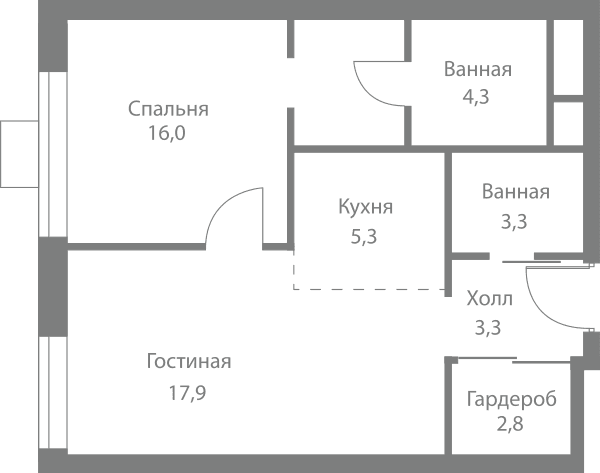 Stellar City Москва — планировка 2