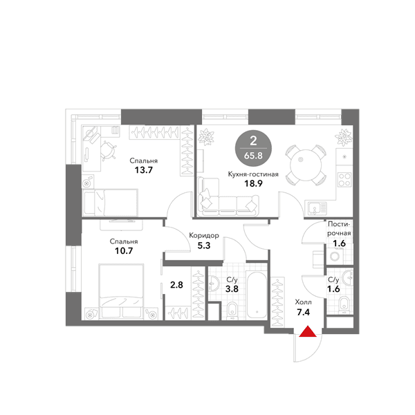 Voxhall Москва — планировка 2