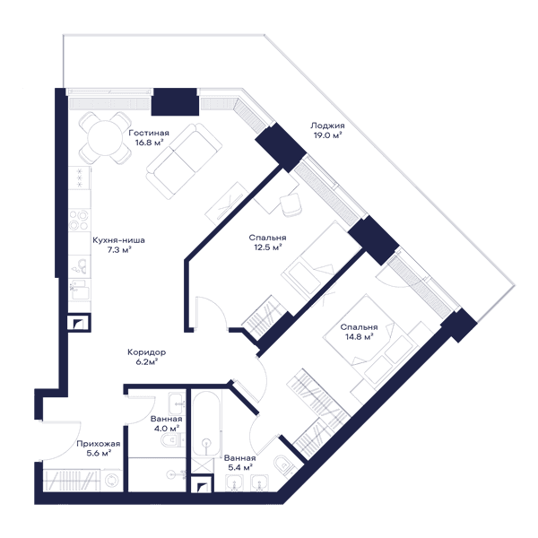 JOIS Москва — планировка 2