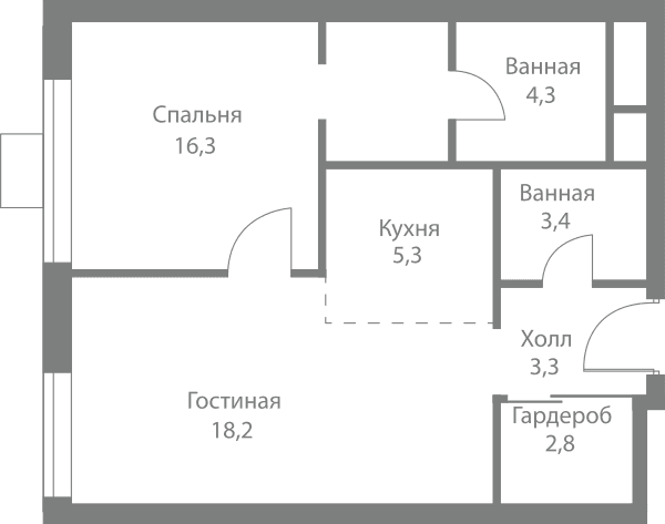 Stellar City Москва — планировка 2