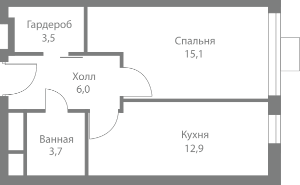 Stellar City Москва — планировка 1