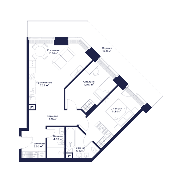 JOIS Москва — планировка 2