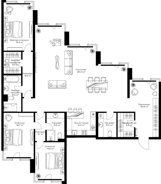 Opus-home Москва — планировка 3