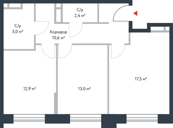 Riverpark Москва — планировка 3