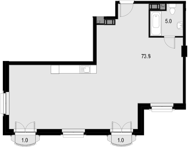 Wellton SPA Residence Москва — планировка 3