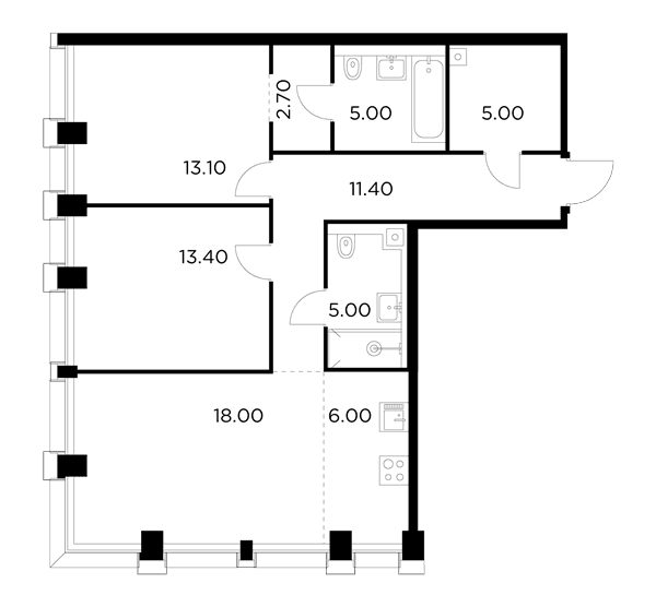 INJOY Москва — планировка 3