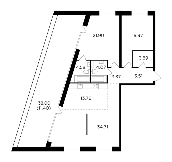 FORIVER Москва — планировка 3