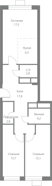 Stellar City Москва — планировка 3
