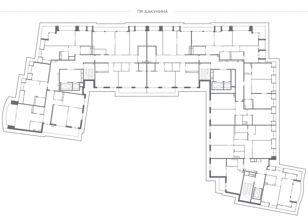 BAKUNINA 33 Санкт-Петербург — планировка 3