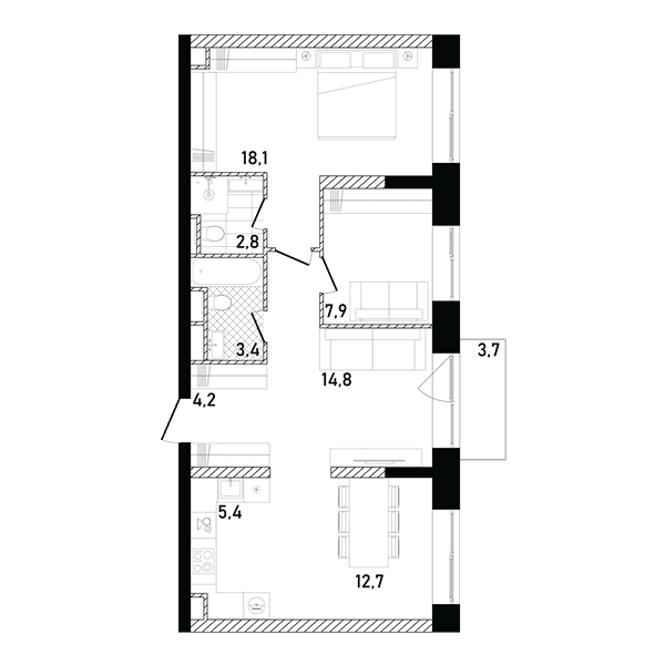 REPUBLIC Москва — планировка 2