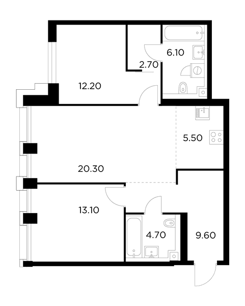 INJOY Москва — планировка 3