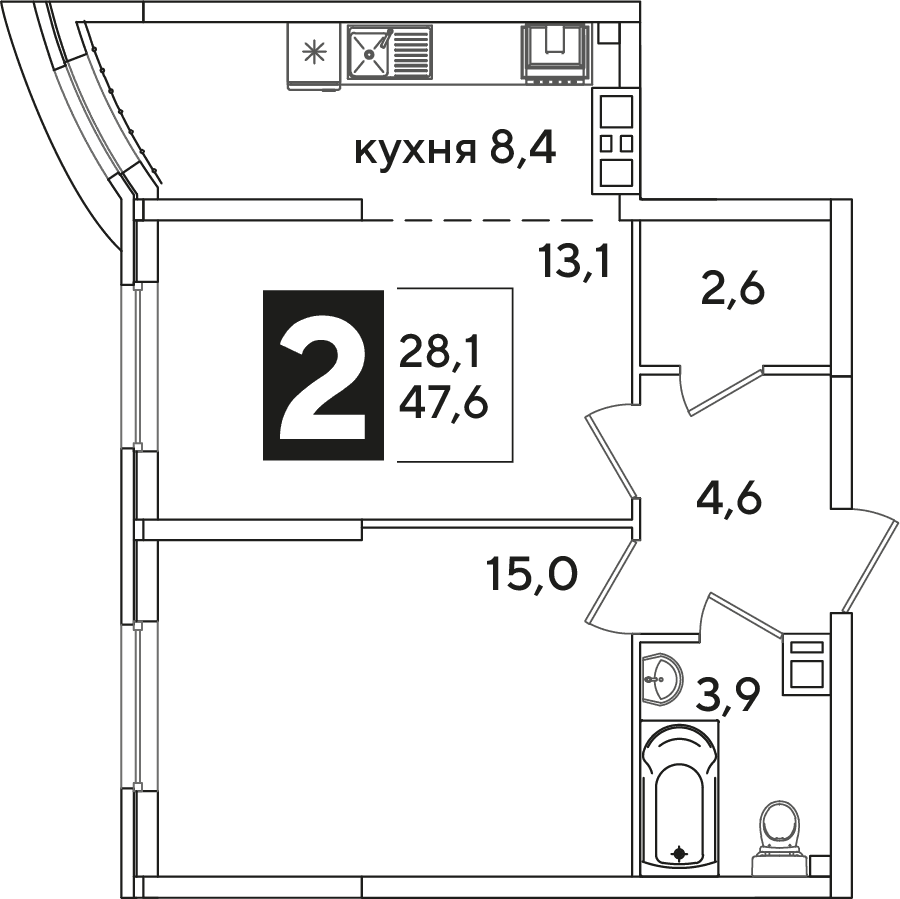 Самолёт Краснодар — планировка 2