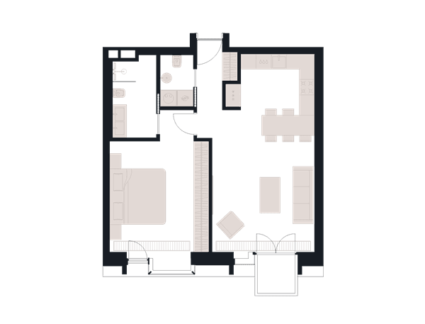 Victory Park Residence Москва — планировка 2