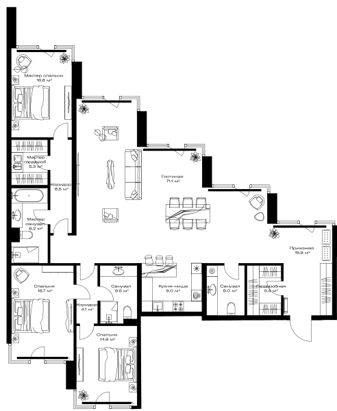 Opus-home Москва — планировка 3
