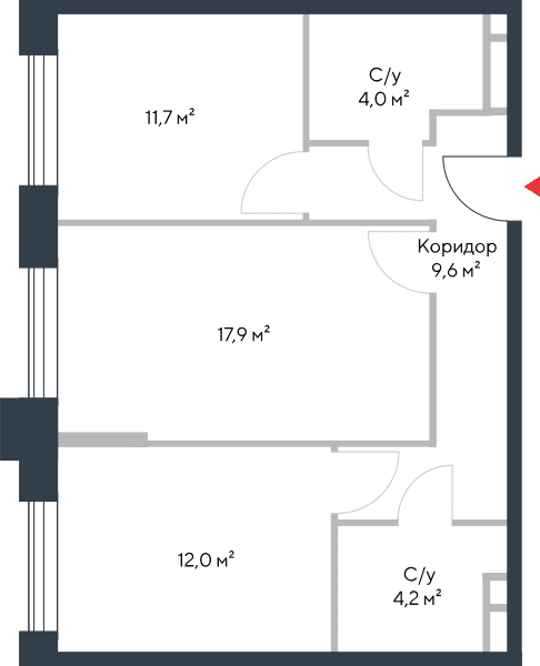 Riverpark Москва — планировка 2