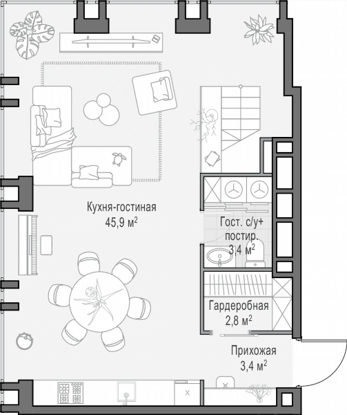 Life Time Москва — планировка 2