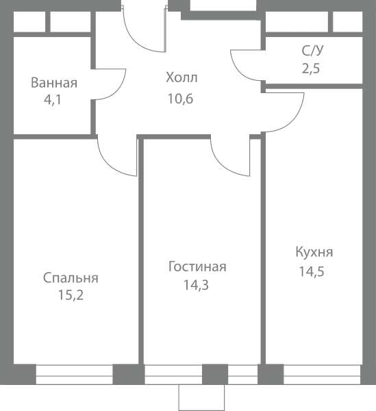 Stellar City Москва — планировка 2