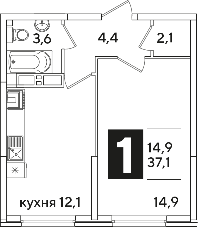 Самолёт Краснодар — планировка 1