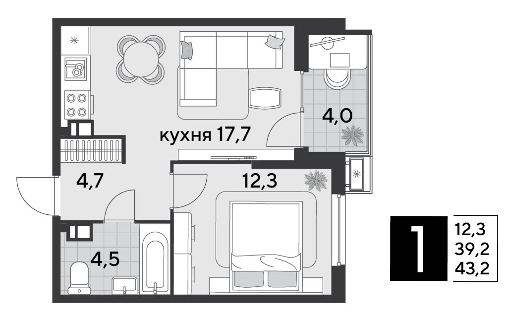 Парк Победы Краснодар — планировка 1