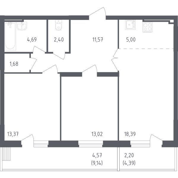 Егорово Парк Москва — планировка 2