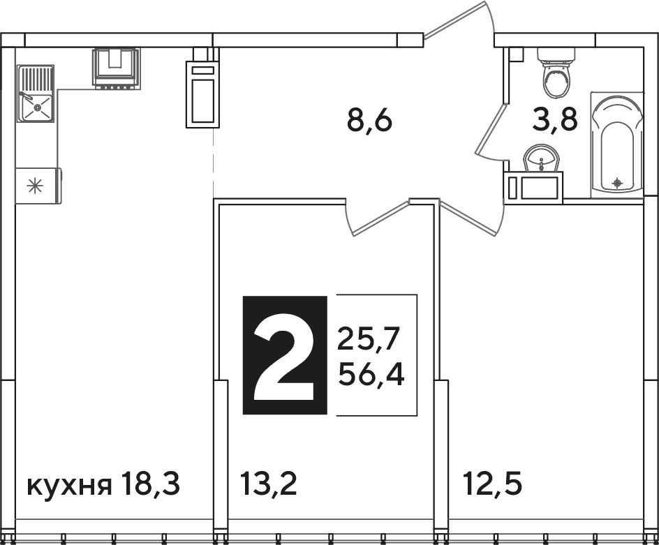 Самолёт Краснодар — планировка 2