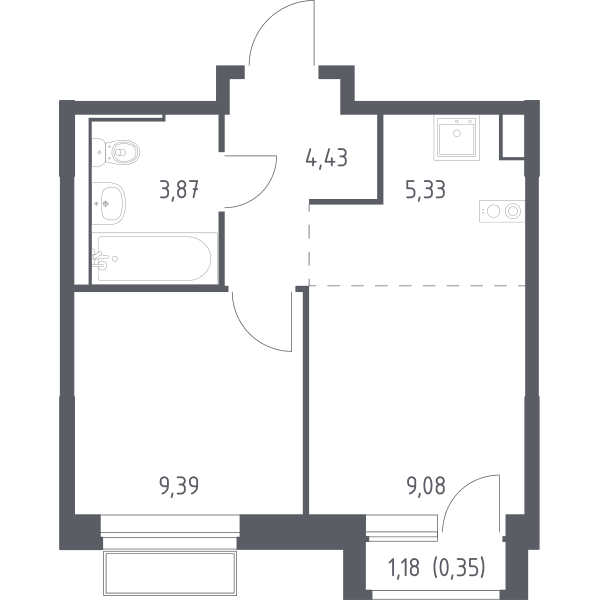 Долина Яузы Москва — планировка 1