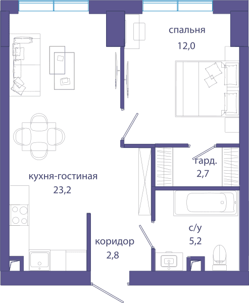 Событие, Событие 4 Москва — планировка 1