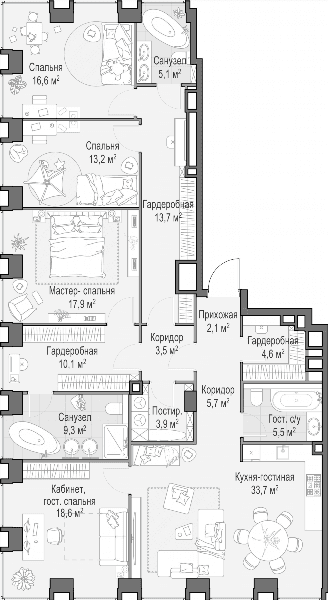 Life Time Москва — планировка 4