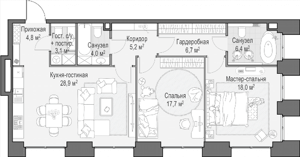 Life Time Москва — планировка 2
