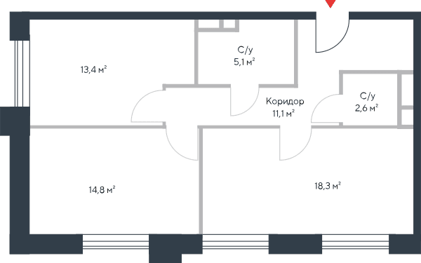 Riverpark Москва — планировка 3