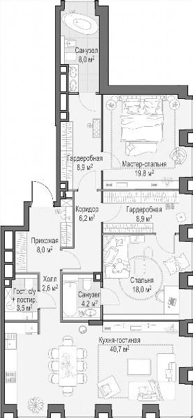 Life Time Москва — планировка 2
