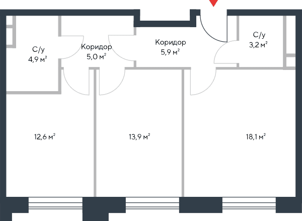 Riverpark Москва — планировка 3