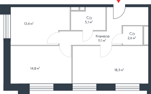 Riverpark Москва — планировка 3