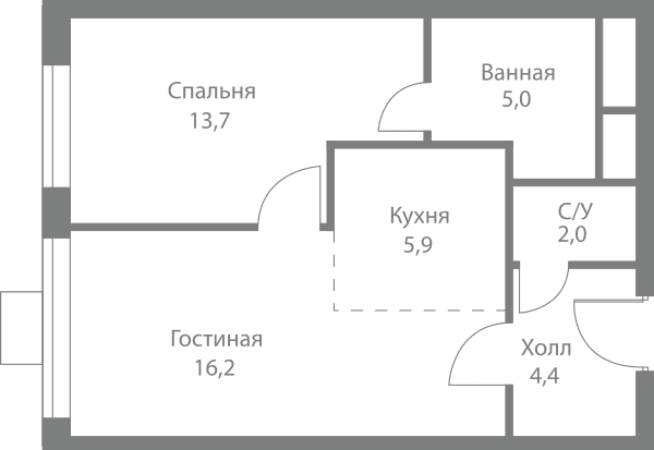 Stellar City Москва — планировка 2