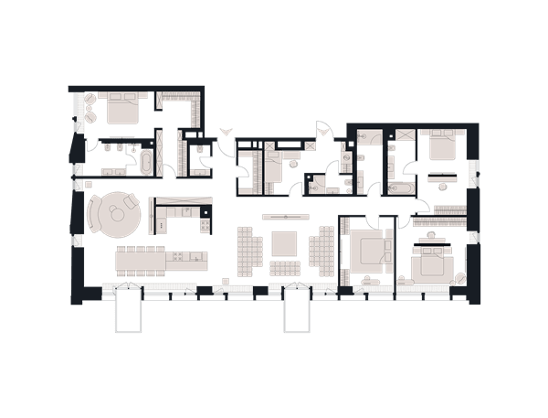 Victory Park Residence Москва — планировка 5