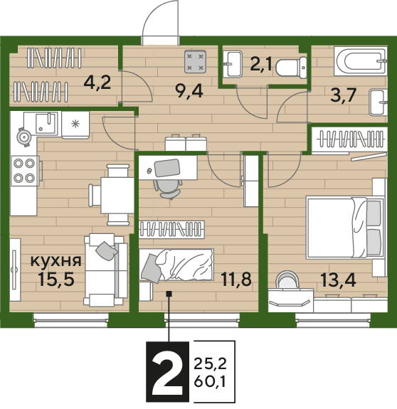 DOGMA PARK Краснодар — планировка 2