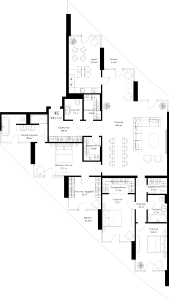 Opus-home Москва — планировка 3