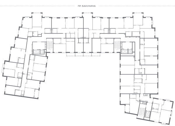 BAKUNINA 33 Санкт-Петербург — планировка 1