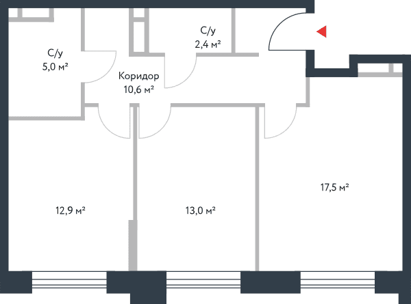 Riverpark Москва — планировка 3