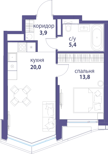 Символ, Вдохновение Москва — планировка 1
