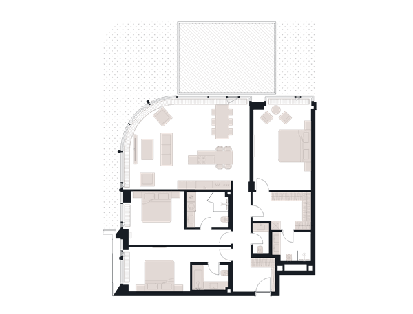 Victory Park Residence Москва — планировка 4