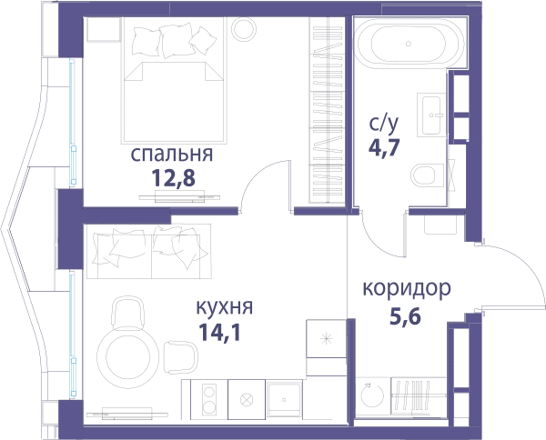 Символ, Вдохновение Москва — планировка 1