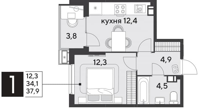 Парк Победы Краснодар — планировка 1