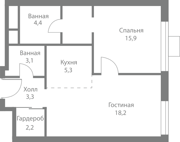 Stellar City Москва — планировка 2