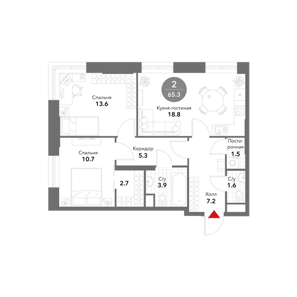 Voxhall Москва — планировка 2