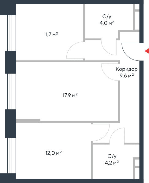 Riverpark Москва — планировка 2
