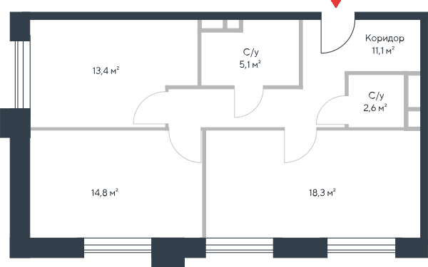 Riverpark Москва — планировка 3