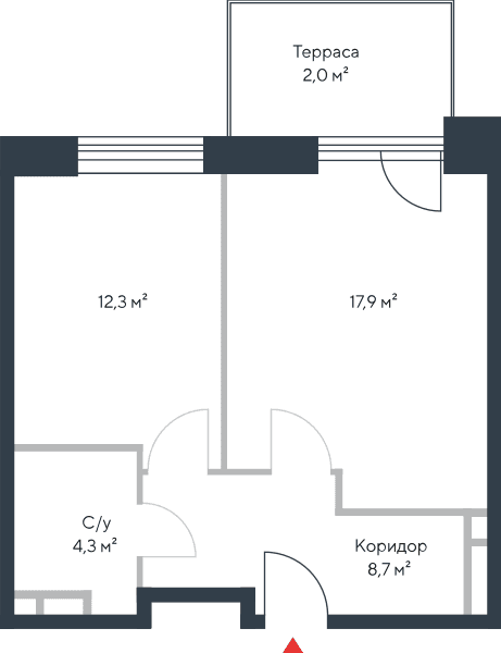 Riverpark Москва — планировка 2
