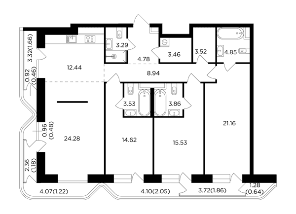 FORIVER Москва — планировка 4