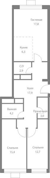 Stellar City Москва — планировка 3